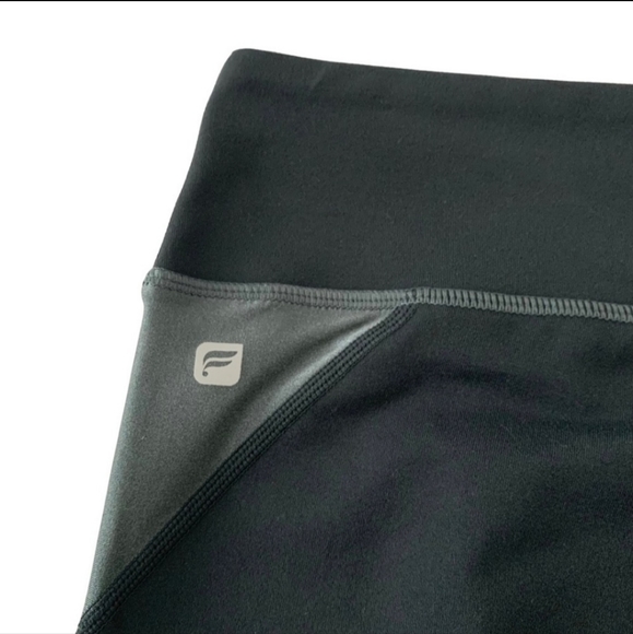 Fabletics Two-Tone Green Leggings - Picture 6 of 10